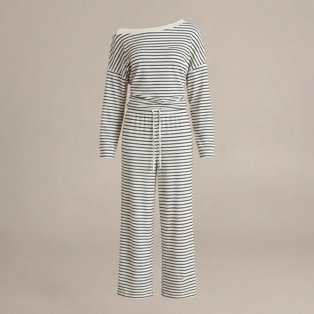 Cozy Stripe™ Women's Two-Piece Lounge Set
